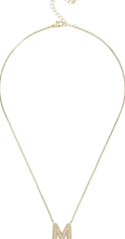 Bijou Brigitte Ketten Gold>Kette - Initial M gold