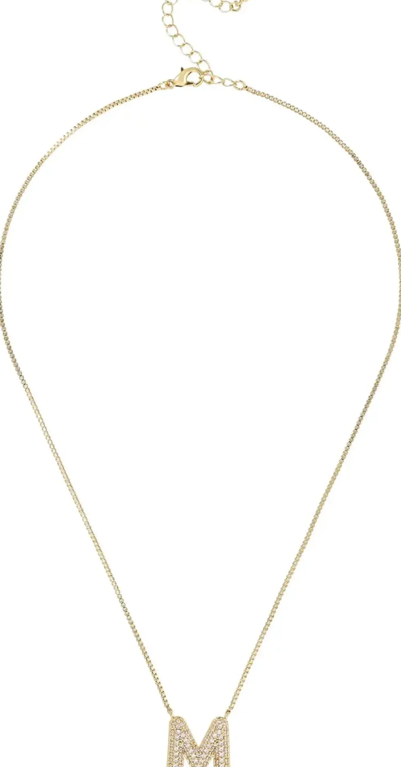 Bijou Brigitte Ketten Gold>Kette - Initial M gold