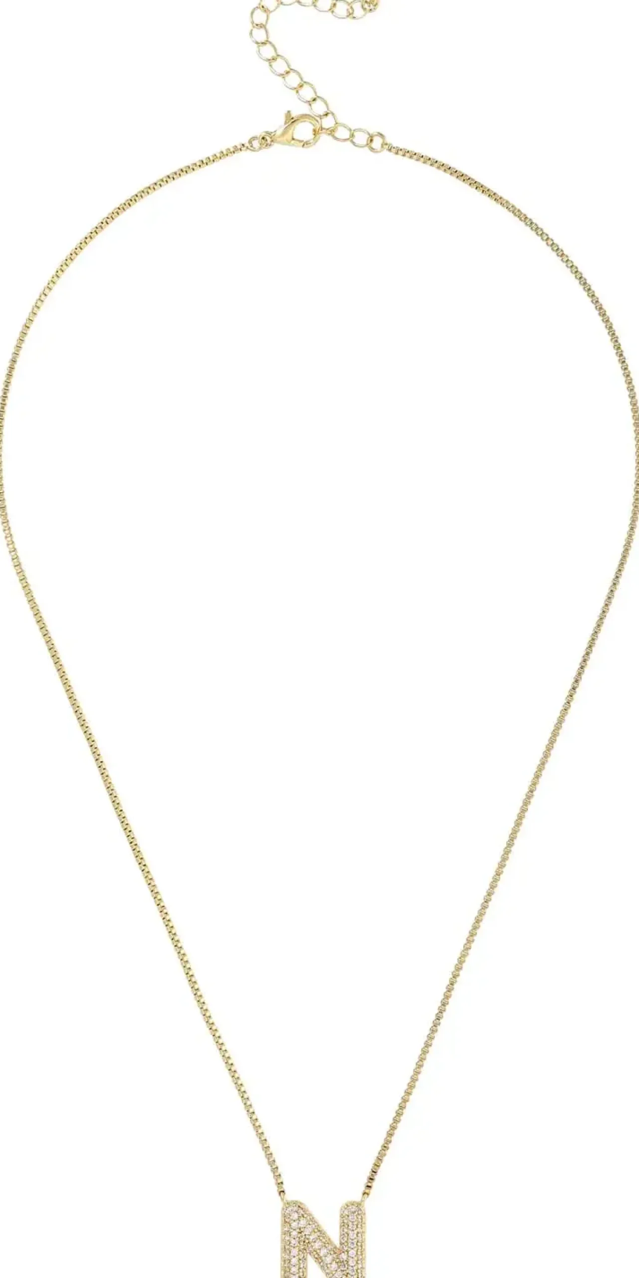 Bijou Brigitte Ketten Gold>Kette - Initial N gold