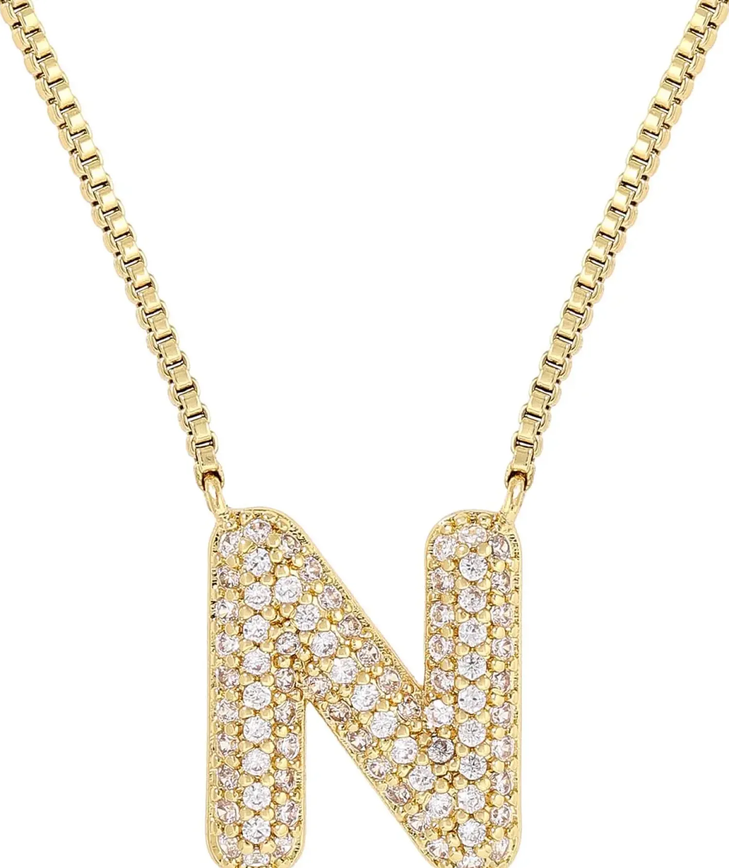 Bijou Brigitte Ketten Gold>Kette - Initial N gold
