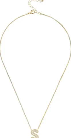 Bijou Brigitte Ketten Gold>Kette - Initial S gold