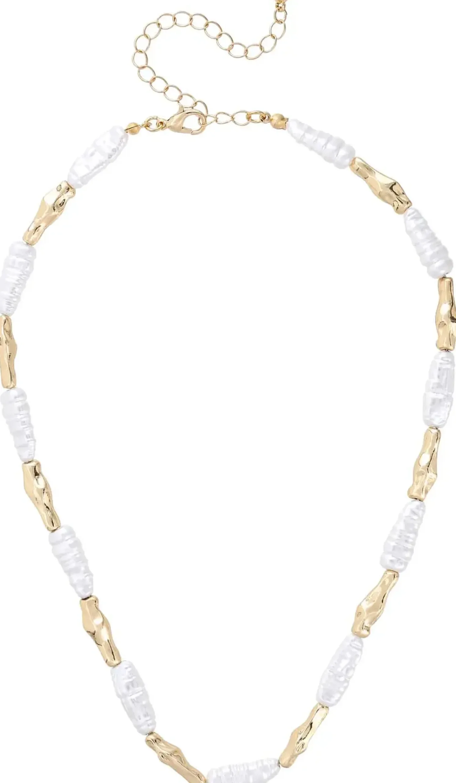 Bijou Brigitte Ketten Gold>Kette - Ivory Beam gold, weiß