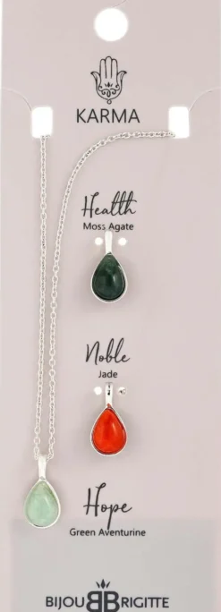 Bijou Brigitte Bunter Schmuck>Kette - Karma Trio mehrfarbig, silber