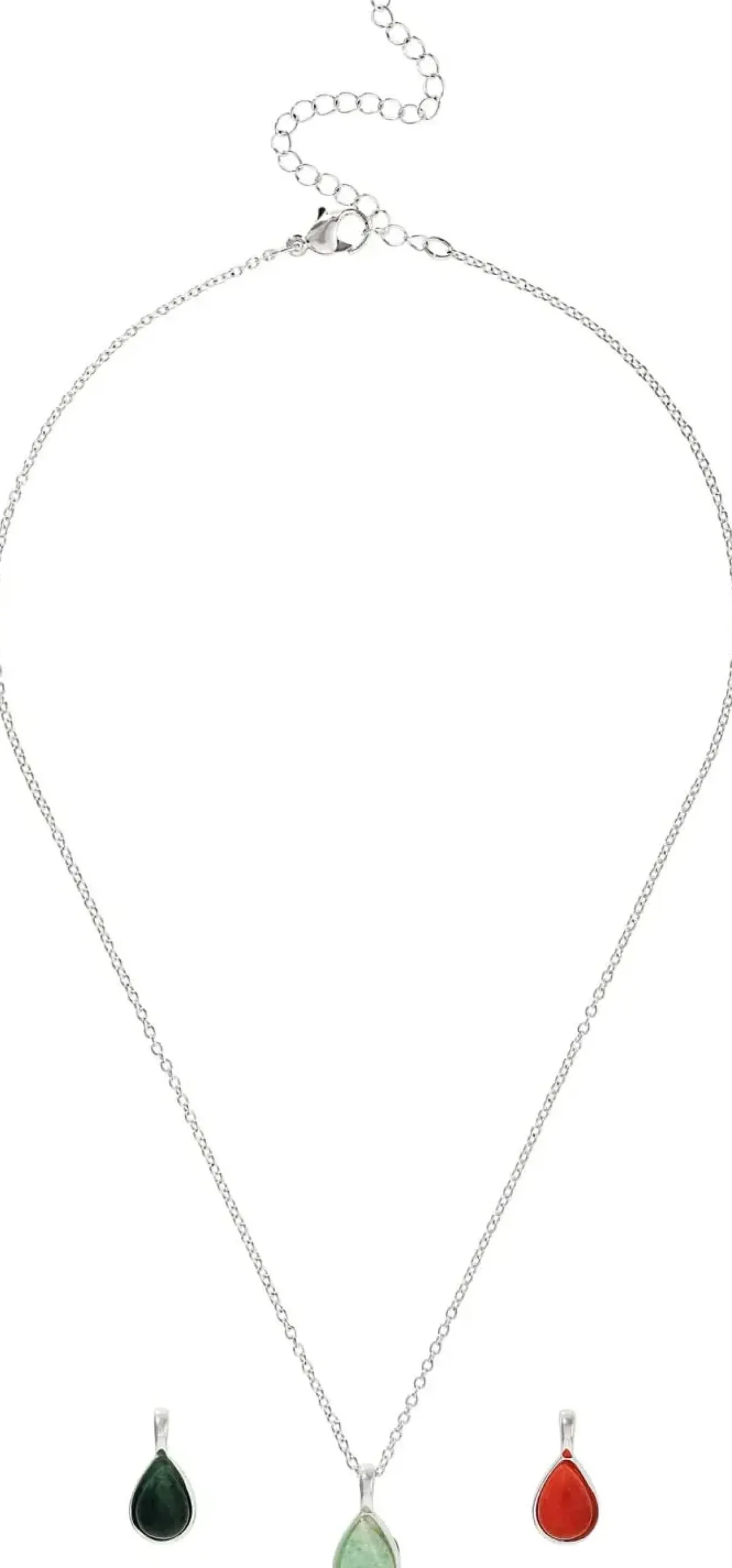 Bijou Brigitte Bunter Schmuck>Kette - Karma Trio mehrfarbig, silber