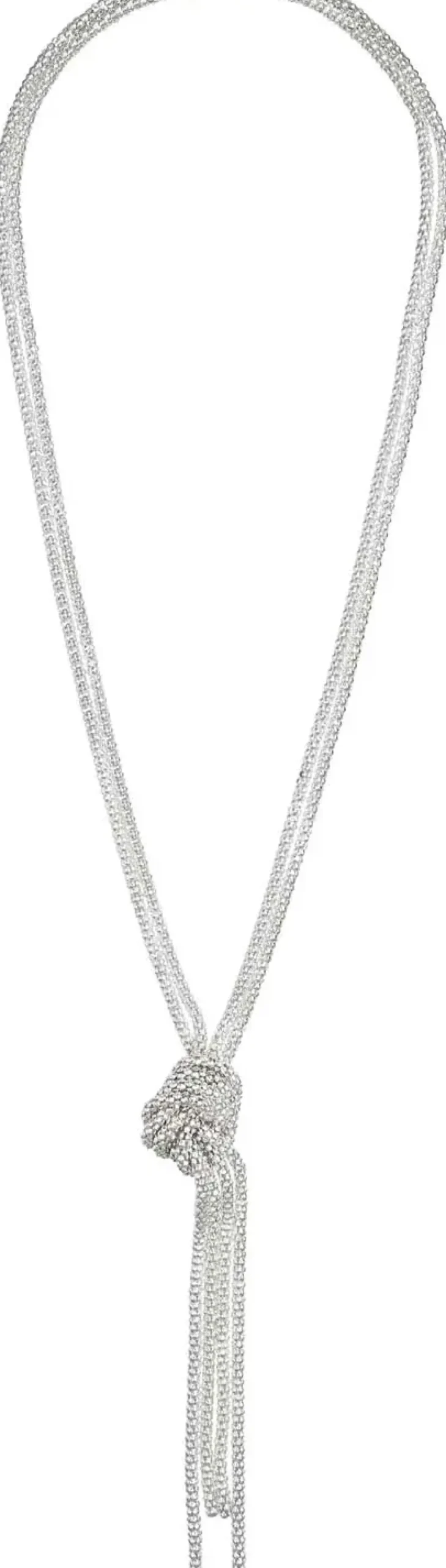 Bijou Brigitte Statement-Ketten>Kette - Knotted Mesh silber