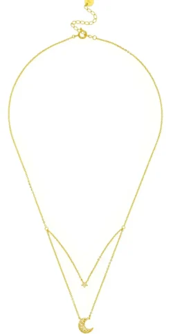 Bijou Brigitte Silver Crystals|Ketten 925Er Silber>Kette - Little Moon gold