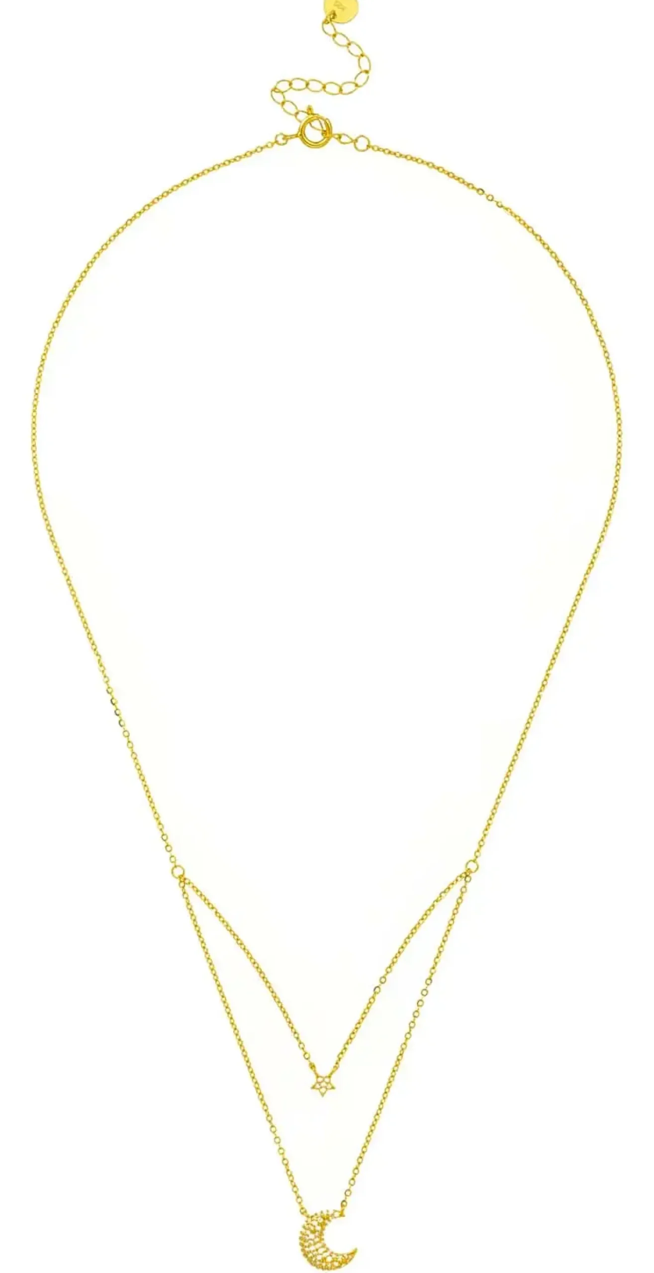 Bijou Brigitte Silver Crystals|Ketten 925Er Silber>Kette - Little Moon gold