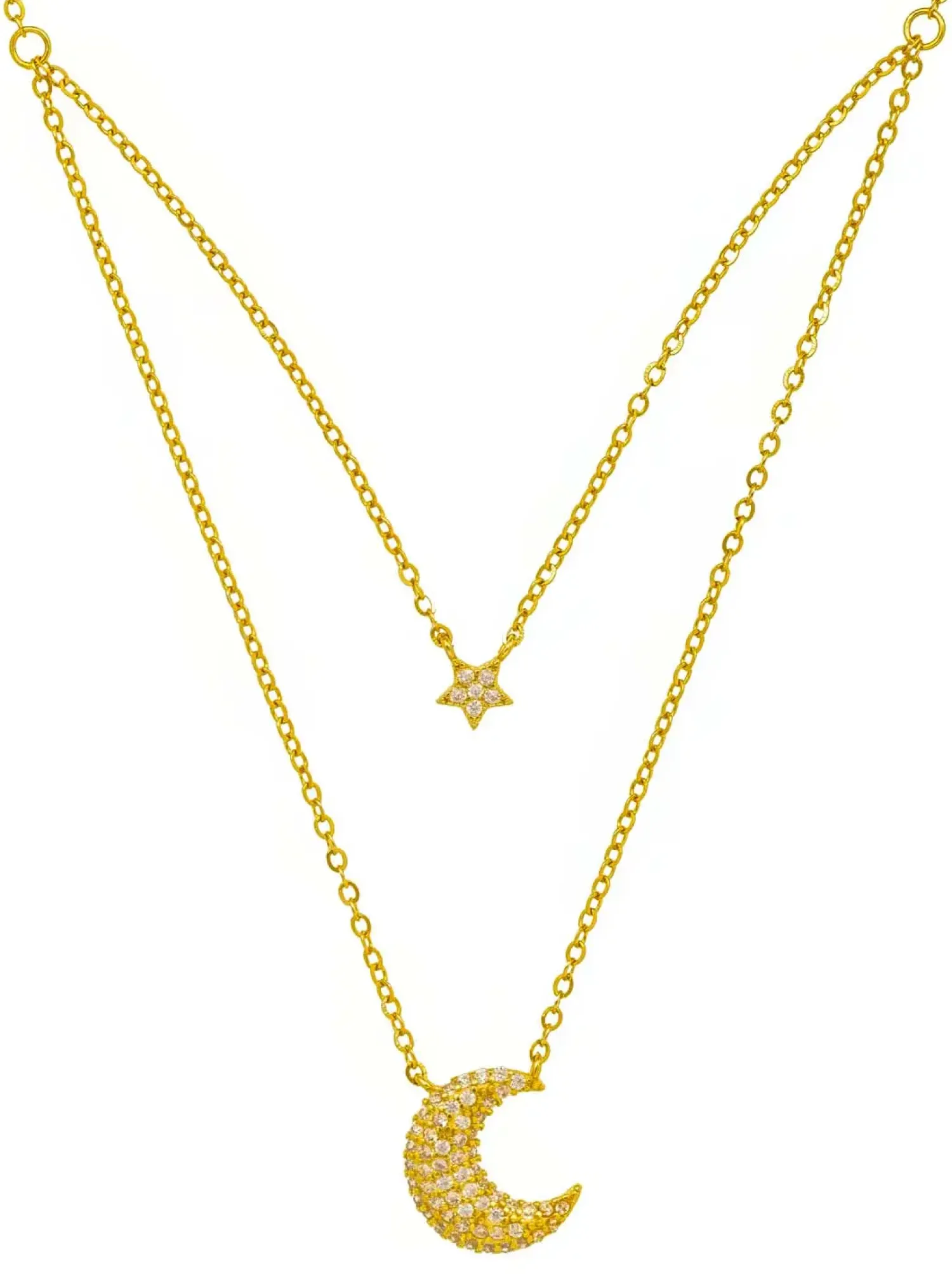 Bijou Brigitte Silver Crystals|Ketten 925Er Silber>Kette - Little Moon gold
