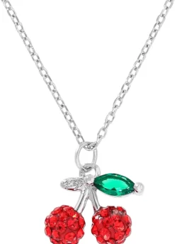 Bijou Brigitte Ketten 925Er Silber|Ketten 925Er Silber>Kette - Lovely Cherry rot, silber