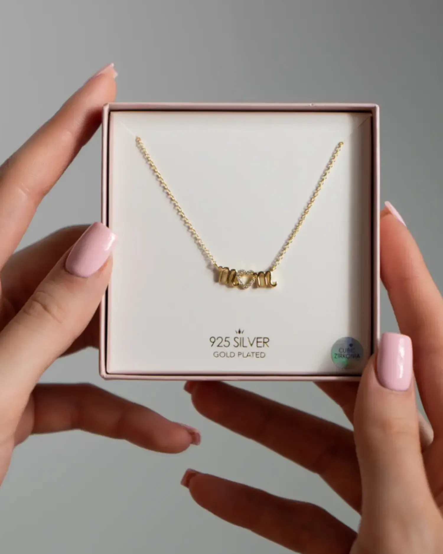 Bijou Brigitte Silver Crystals|Ketten 925Er Silber>Kette - Loving Mom gold