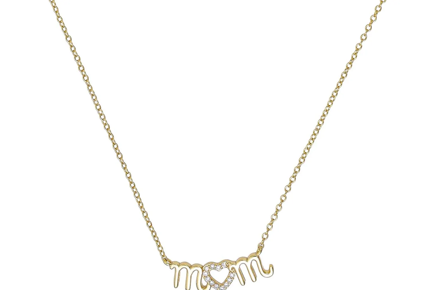Bijou Brigitte Silver Crystals|Ketten 925Er Silber>Kette - Loving Mom gold