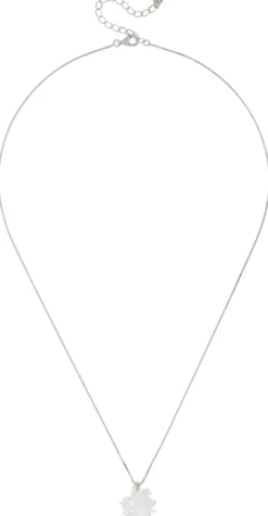Bijou Brigitte Ketten 925Er Silber|Blumenschmuck>Kette - Magic Flower Crystal weiß, silber