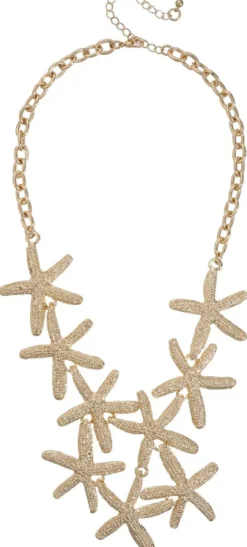 Bijou Brigitte Statement-Ketten|Ketten Gold>Kette - Many Stars gold