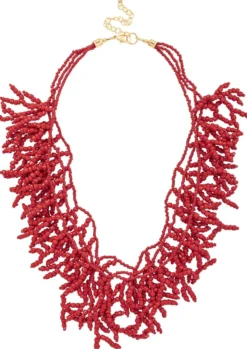 Bijou Brigitte Statement-Ketten|Maritimer Schmuck>Kette - Maritime Red rot