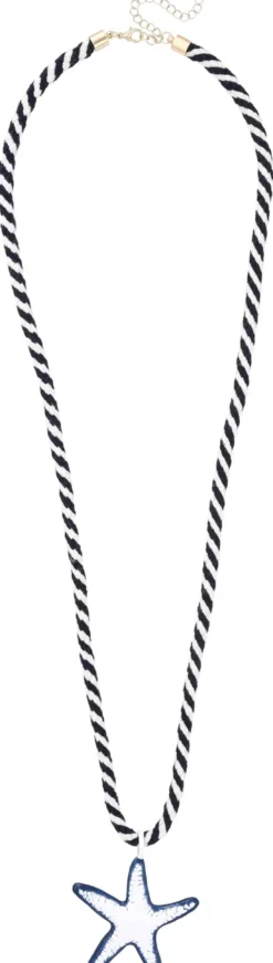 Bijou Brigitte Statement-Ketten>Kette - Maritim Star weiß, blau