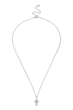 Bijou Brigitte Edelstahlketten|Edelstahlschmuck In Silber>Kette - Meaningful Cross silber