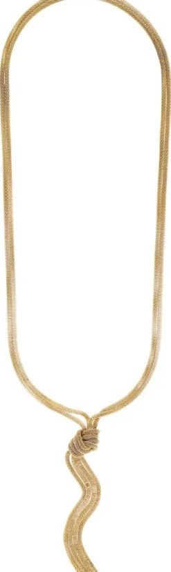 Bijou Brigitte Statement-Ketten|Ketten Gold>Kette - Mesh Knot gold