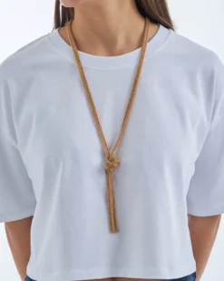 Bijou Brigitte Statement-Ketten|Ketten Gold>Kette - Mesh Knot gold
