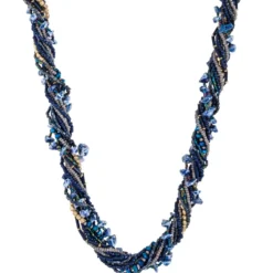 Bijou Brigitte Statement-Ketten>Kette - Midnight Blue blau