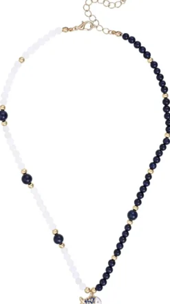 Bijou Brigitte Maritimer Schmuck>Kette - Midnight Ocean weiß, blau