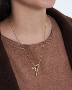 Bijou Brigitte Ketten Gold>Kette - Mindful Bow gold