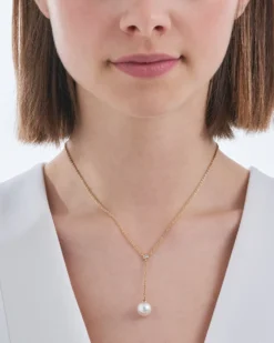 Bijou Brigitte Perlenschmuck|Perlenketten>Kette - Mindful Pearl gold, weiß