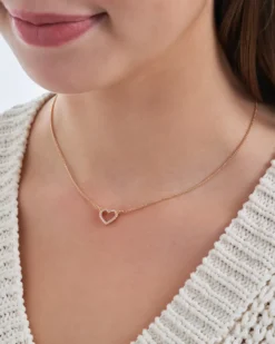 Bijou Brigitte Ketten Gold>Kette mit Anhänger - One Heart gold