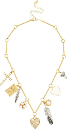 Bijou Brigitte Statement-Ketten|Ketten Gold>Kette - Mixed Charms gold, silber