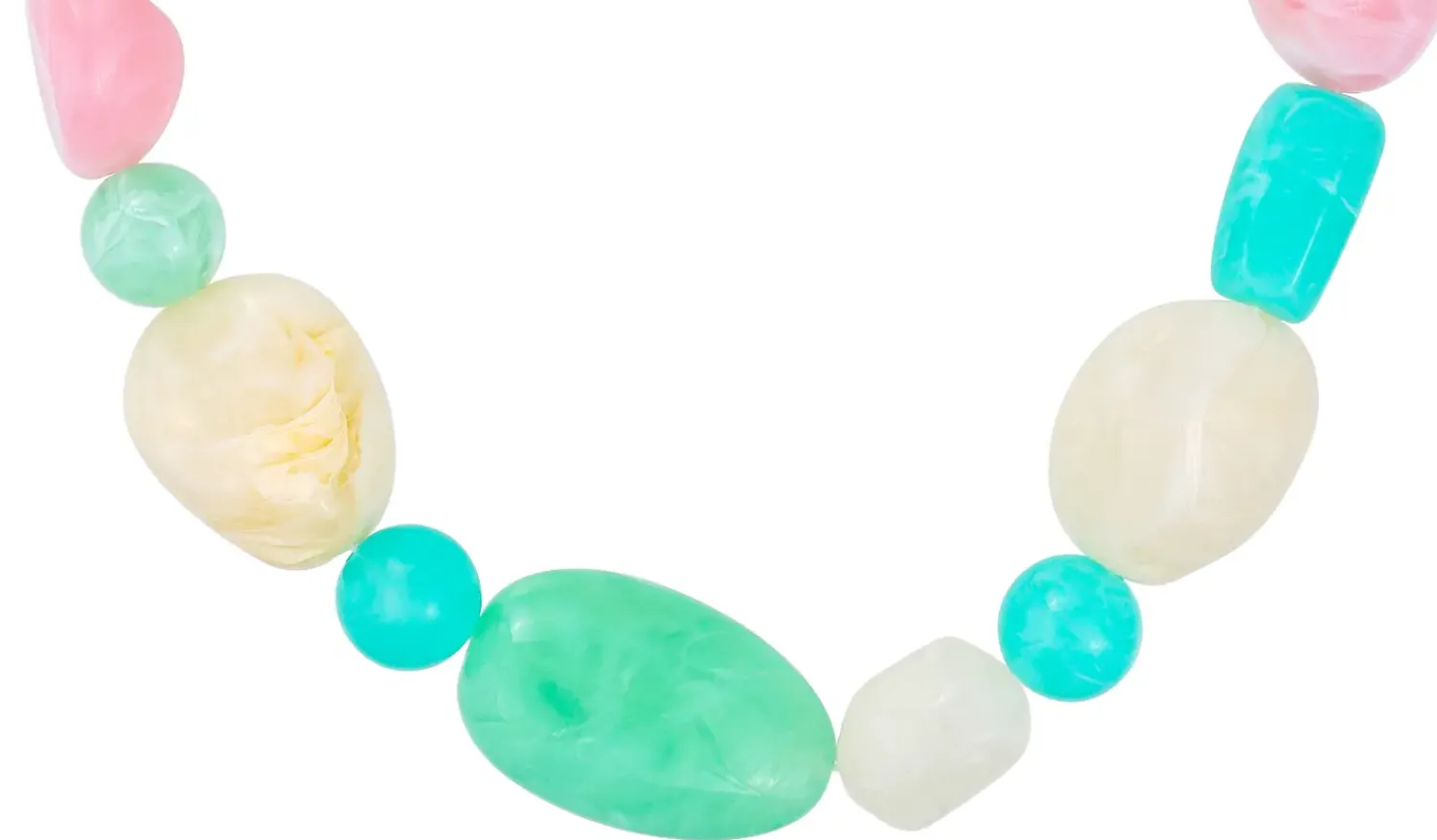 Bijou Brigitte Statement-Ketten|Pastellschmuck>Kette - Mixed Pearls mehrfarbig
