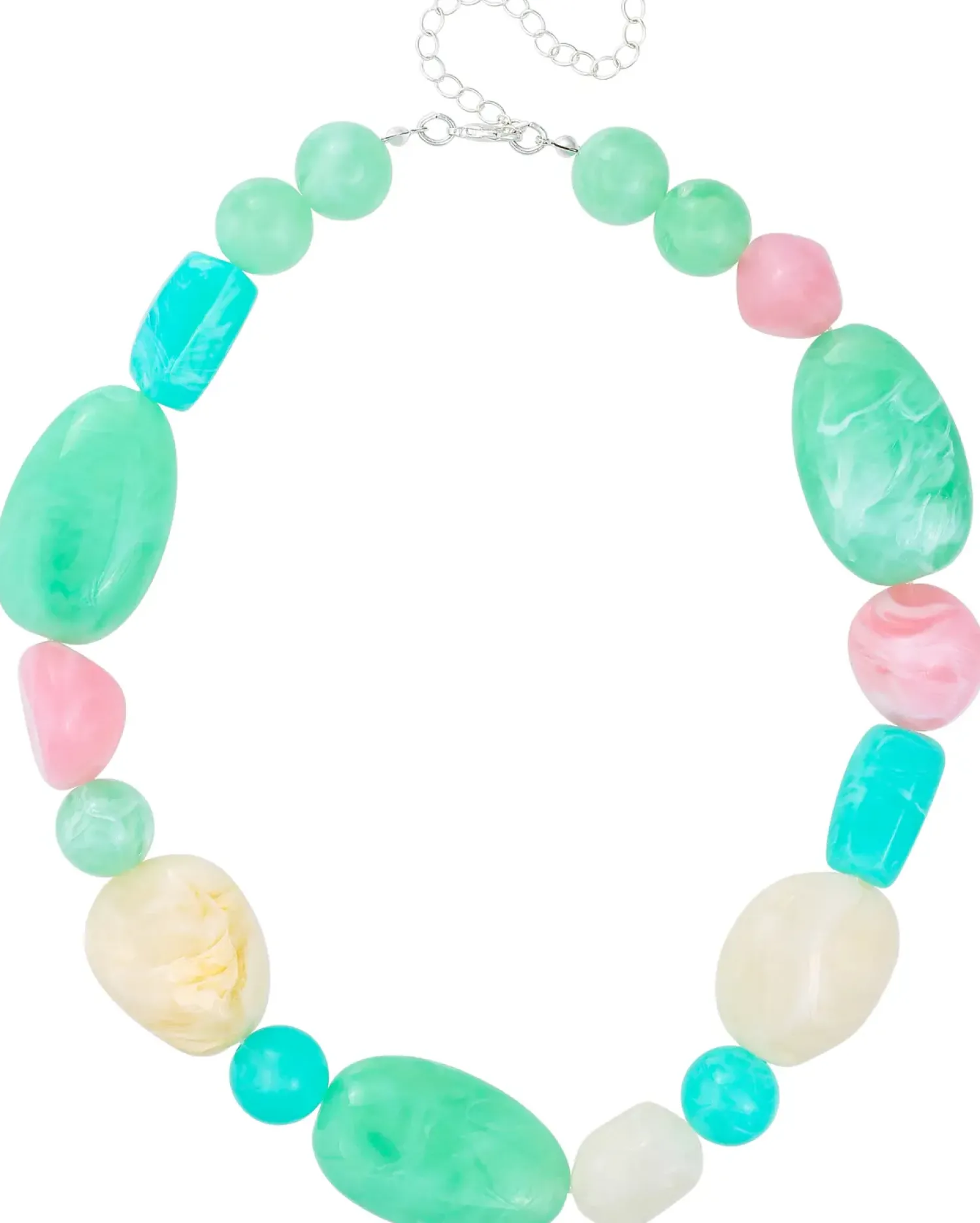 Bijou Brigitte Statement-Ketten|Pastellschmuck>Kette - Mixed Pearls mehrfarbig