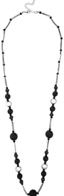 Bijou Brigitte Statement-Ketten>Kette - Modern Glam schwarz, silber