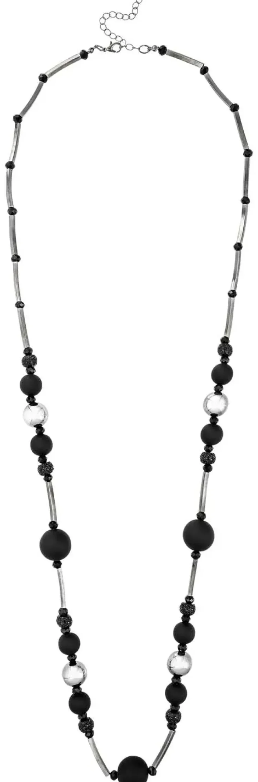 Bijou Brigitte Statement-Ketten>Kette - Modern Glam schwarz, silber