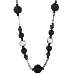Bijou Brigitte Statement-Ketten>Kette - Modern Glam schwarz, silber