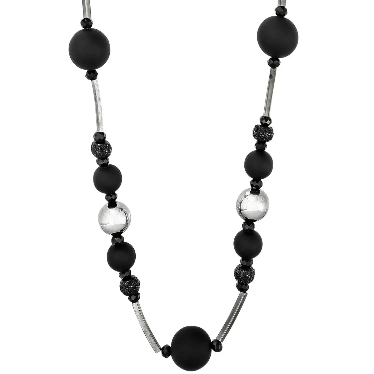 Bijou Brigitte Statement-Ketten>Kette - Modern Glam schwarz, silber
