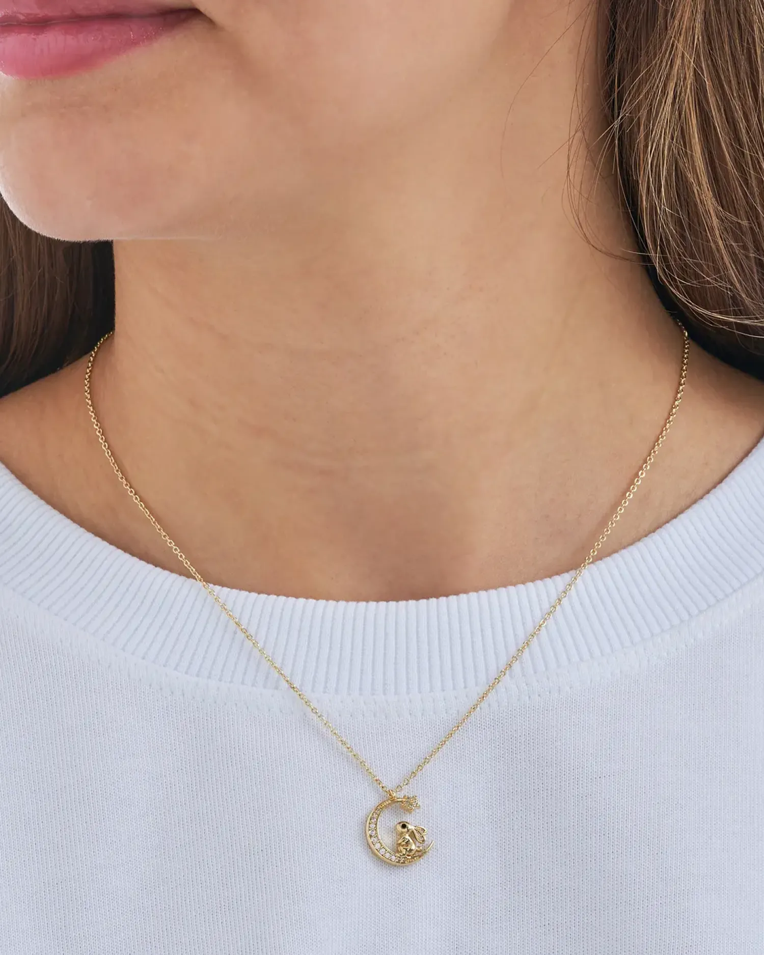 Bijou Brigitte Ketten Gold>Kette - Moon Friend gold