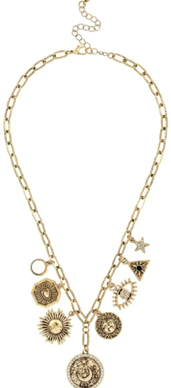 Bijou Brigitte Boho-Schmuck|Ketten Gold>Kette - Mystic Skies gold
