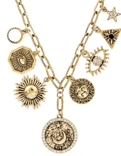 Bijou Brigitte Boho-Schmuck|Ketten Gold>Kette - Mystic Skies gold