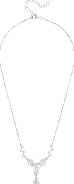 Bijou Brigitte Blumenschmuck>Ketten - Charming Zirconia silber