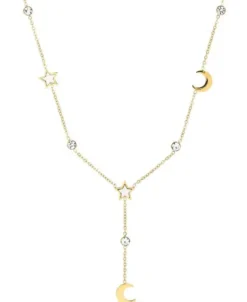 Bijou Brigitte Edelstahlketten|Wasserfester Schmuck>Kette - Night Lights gold