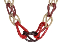 Bijou Brigitte Statement-Ketten>Kette - Noble Red rot