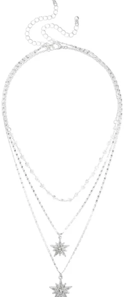 Bijou Brigitte Layering-Ketten>Ketten-Set - Classic Star silber