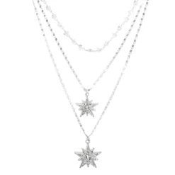 Bijou Brigitte Layering-Ketten>Ketten-Set - Classic Star silber