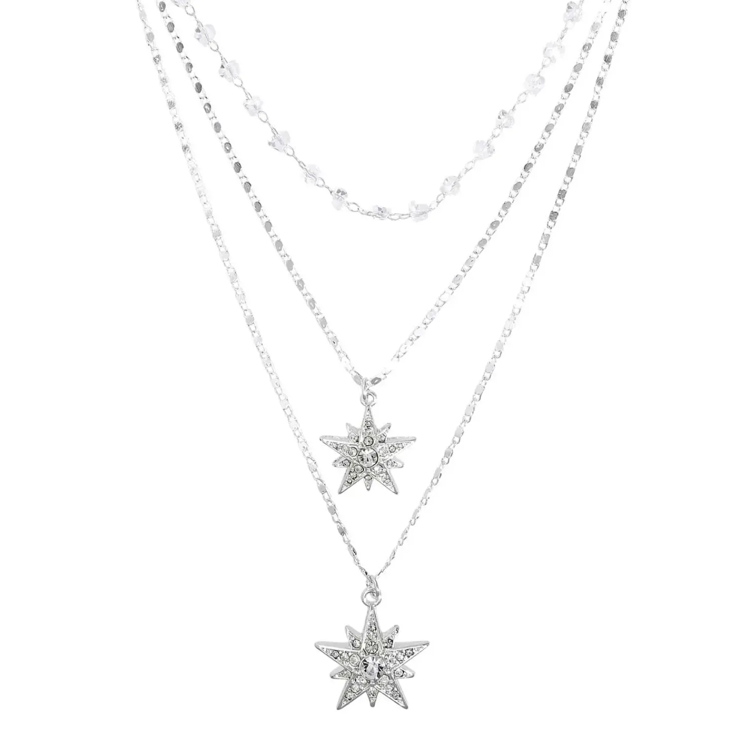 Bijou Brigitte Layering-Ketten>Ketten-Set - Classic Star silber