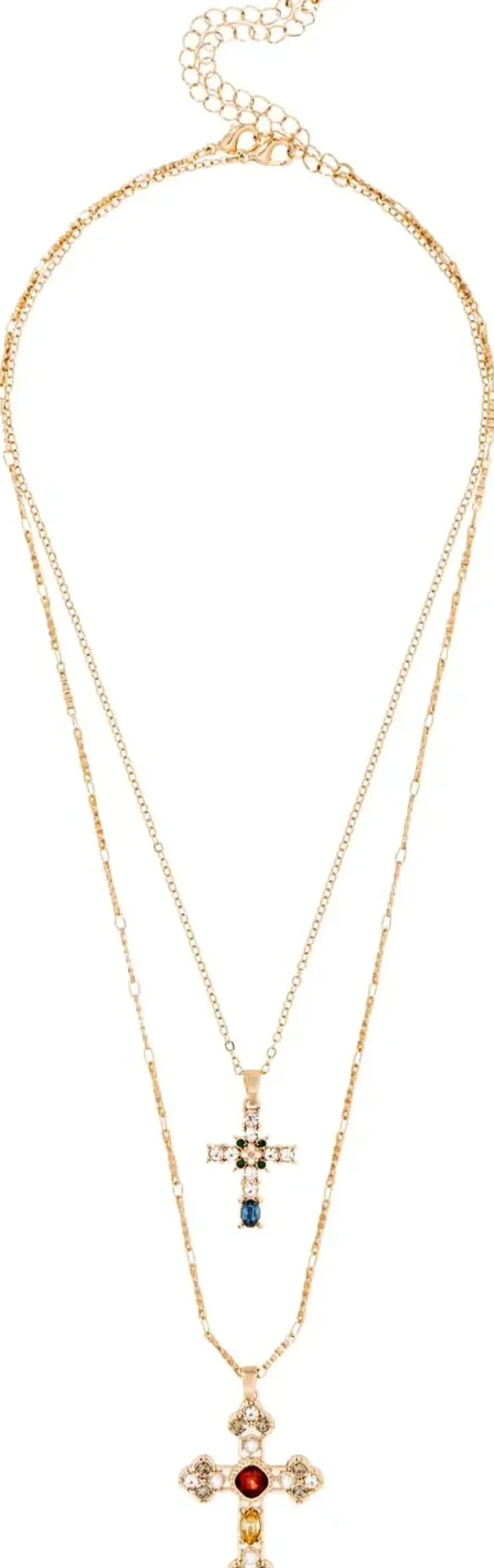 Bijou Brigitte Ketten Gold>Ketten-Set - Duo Cross gold