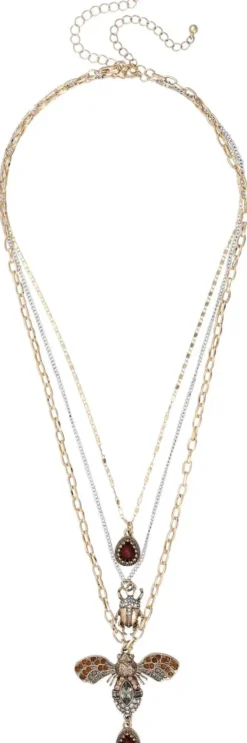 Bijou Brigitte Ketten Gold>Ketten-Set - Flying Sparkle gold, silber