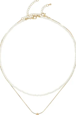 Bijou Brigitte Perlenschmuck|Perlenketten>Ketten-Set - Minimal Luxe gold, weiß