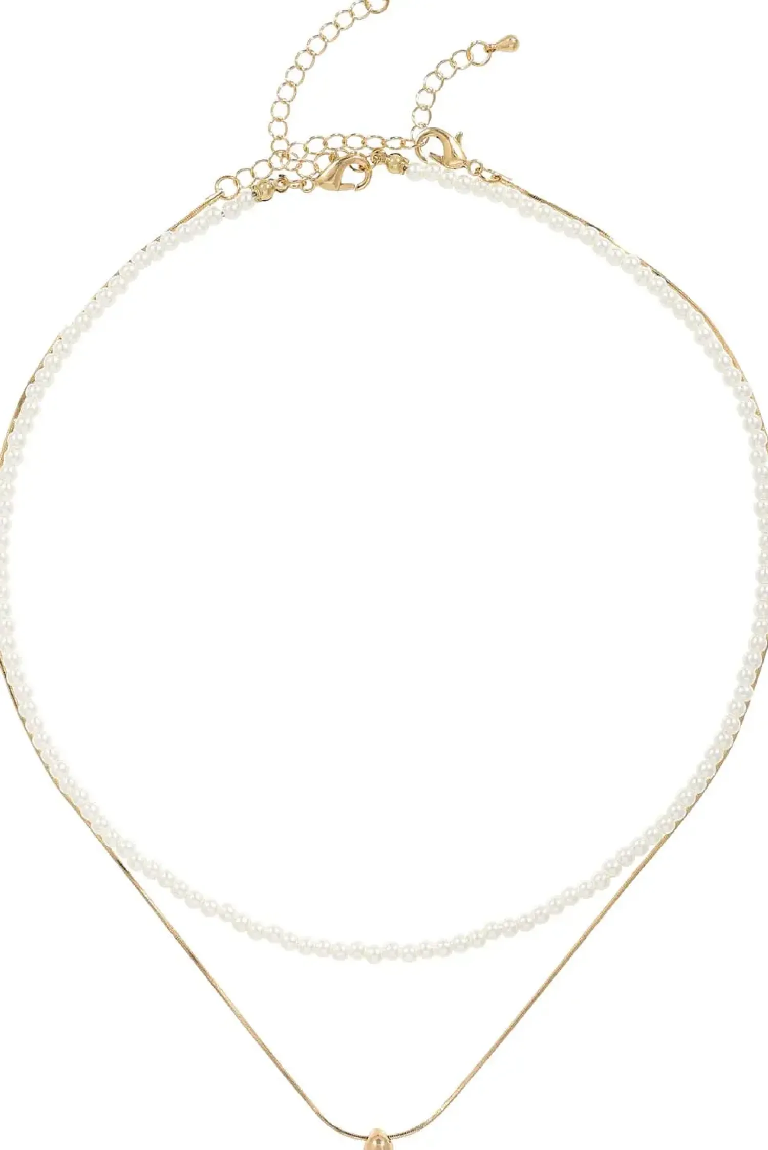 Bijou Brigitte Perlenschmuck|Perlenketten>Ketten-Set - Minimal Luxe gold, weiß