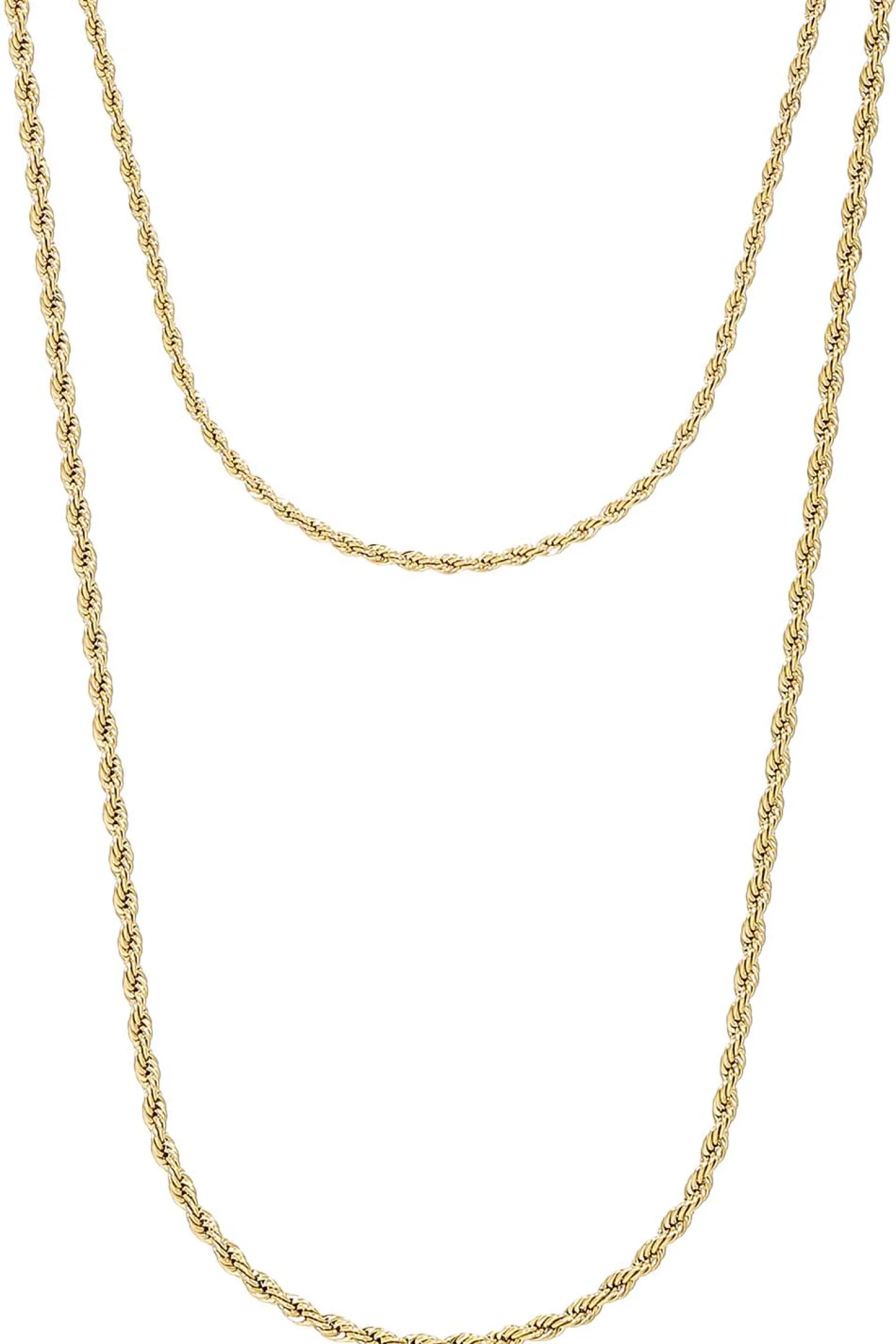 Bijou Brigitte Edelstahlschmuck In Gold|Wasserfester Schmuck>Ketten Set - Twisted Steel gold
