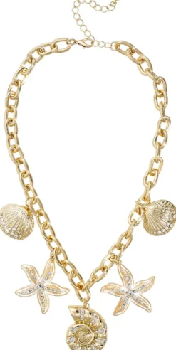 Bijou Brigitte Maritimer Schmuck|Statement-Ketten>Kette - Ocean Statement gold