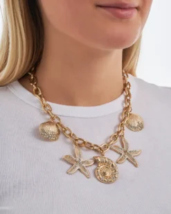 Bijou Brigitte Maritimer Schmuck|Statement-Ketten>Kette - Ocean Statement gold